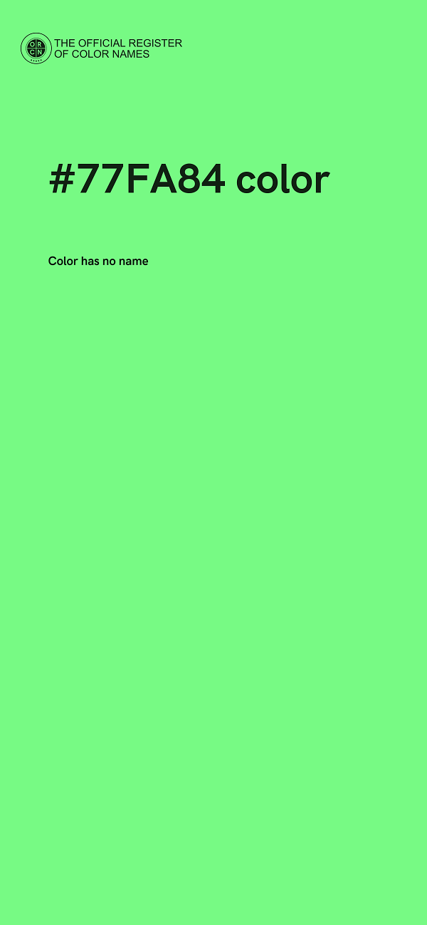 #77FA84 color image