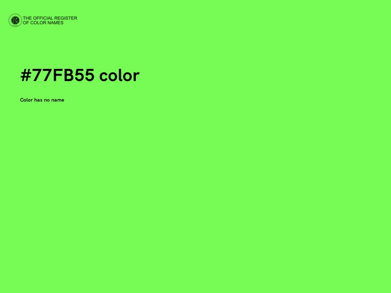 #77FB55 color image