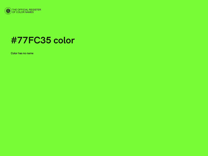 #77FC35 color image