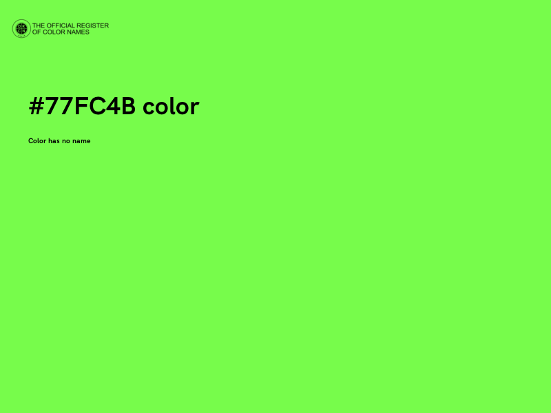 #77FC4B color image