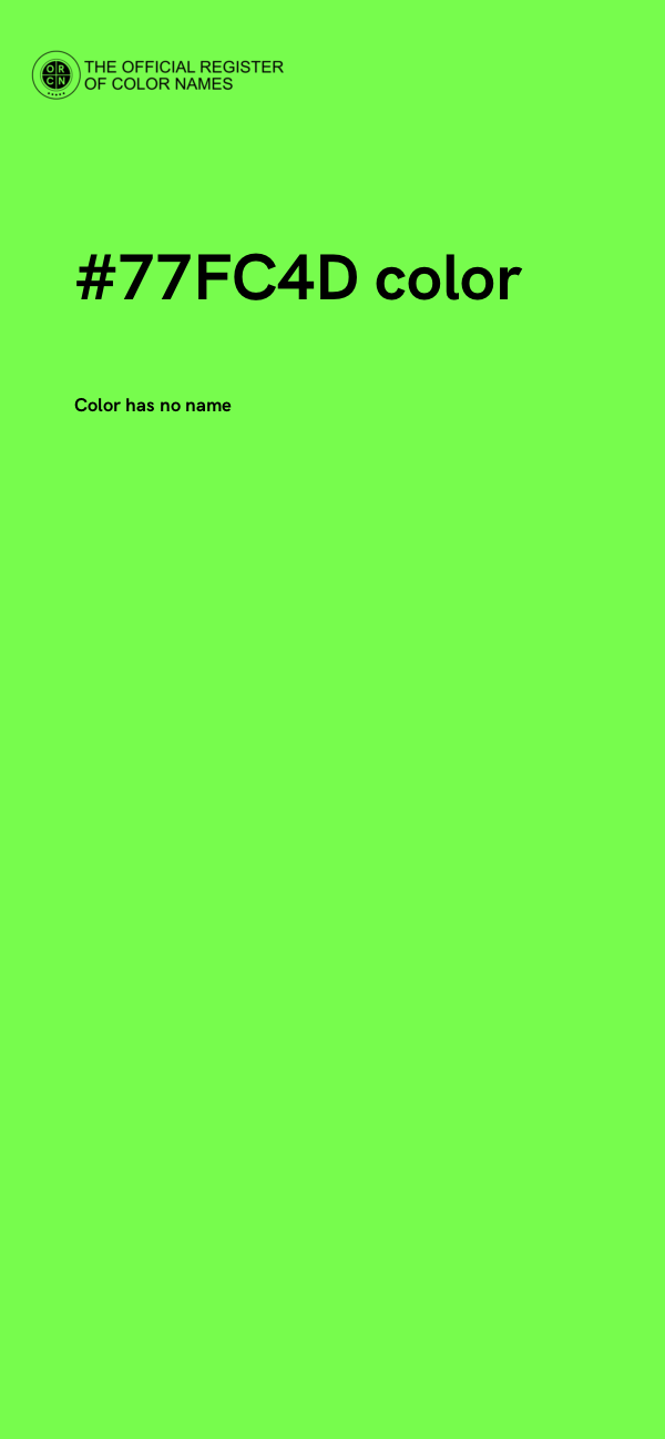 #77FC4D color image