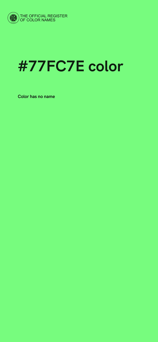 #77FC7E color image