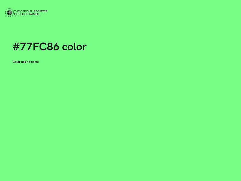 #77FC86 color image