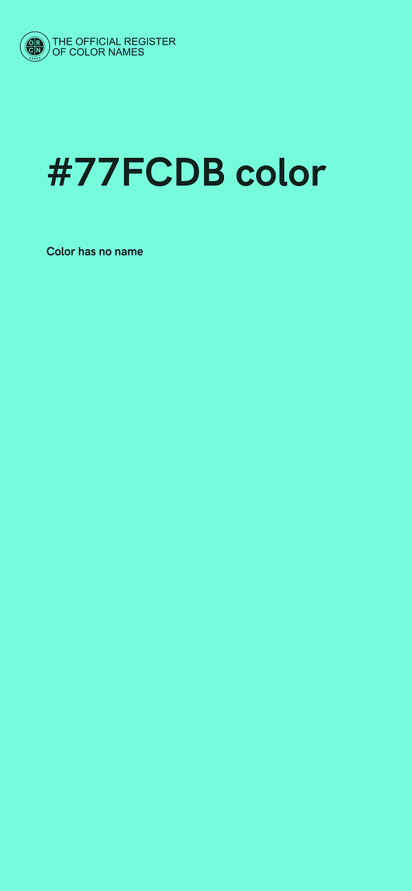 #77FCDB color image