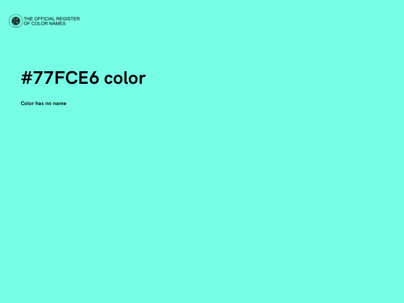 #77FCE6 color image