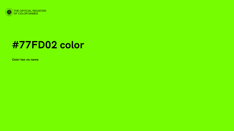 #77FD02 color image