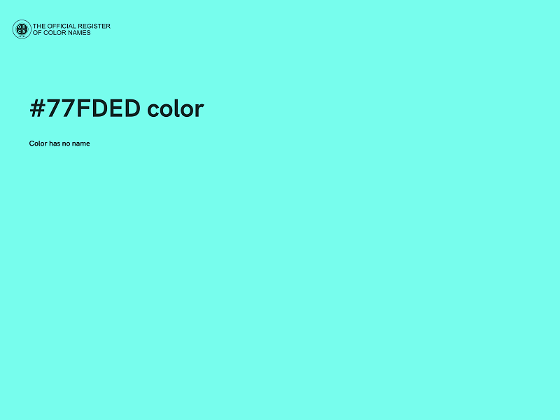 #77FDED color image