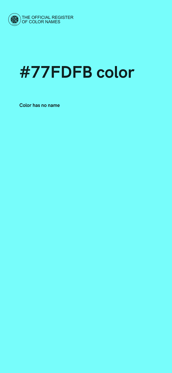 #77FDFB color image