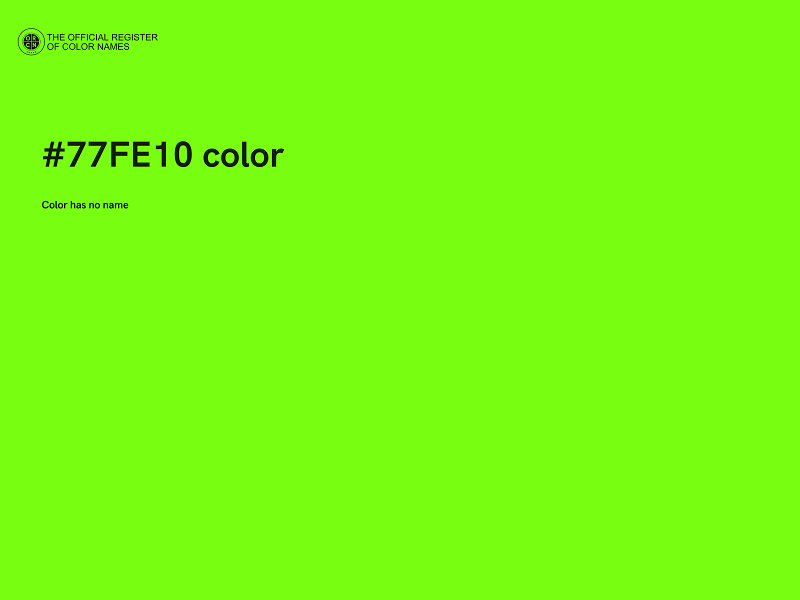 #77FE10 color image