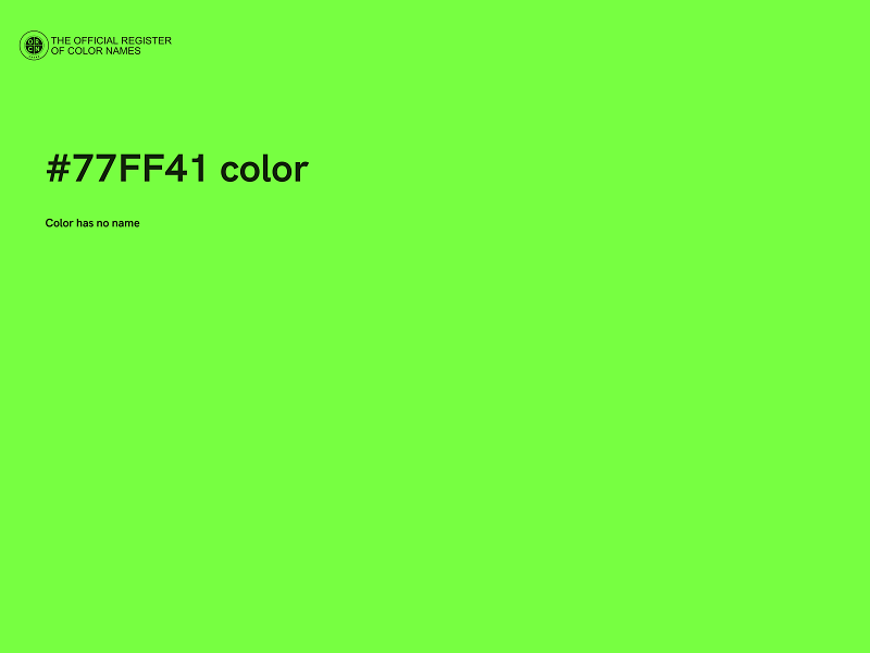 #77FF41 color image