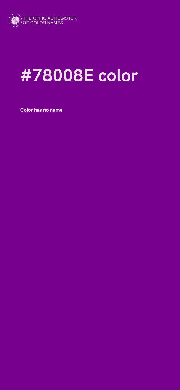 #78008E color image