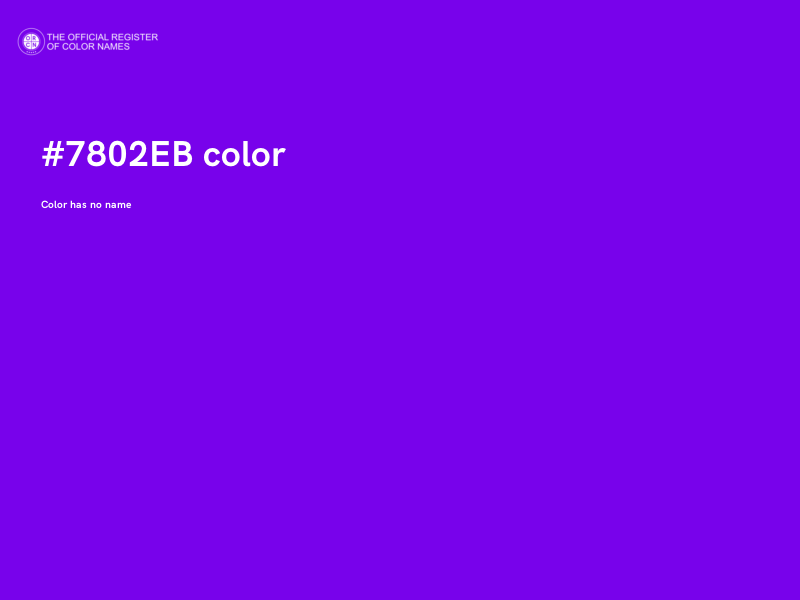 #7802EB color image