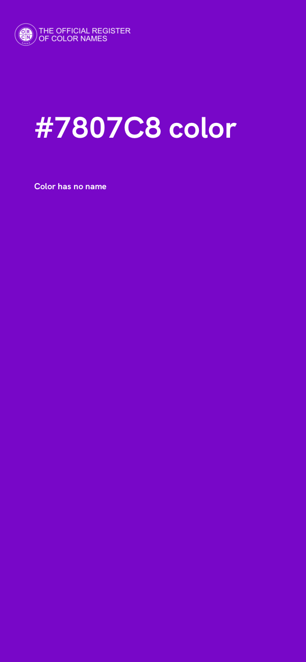 #7807C8 color image