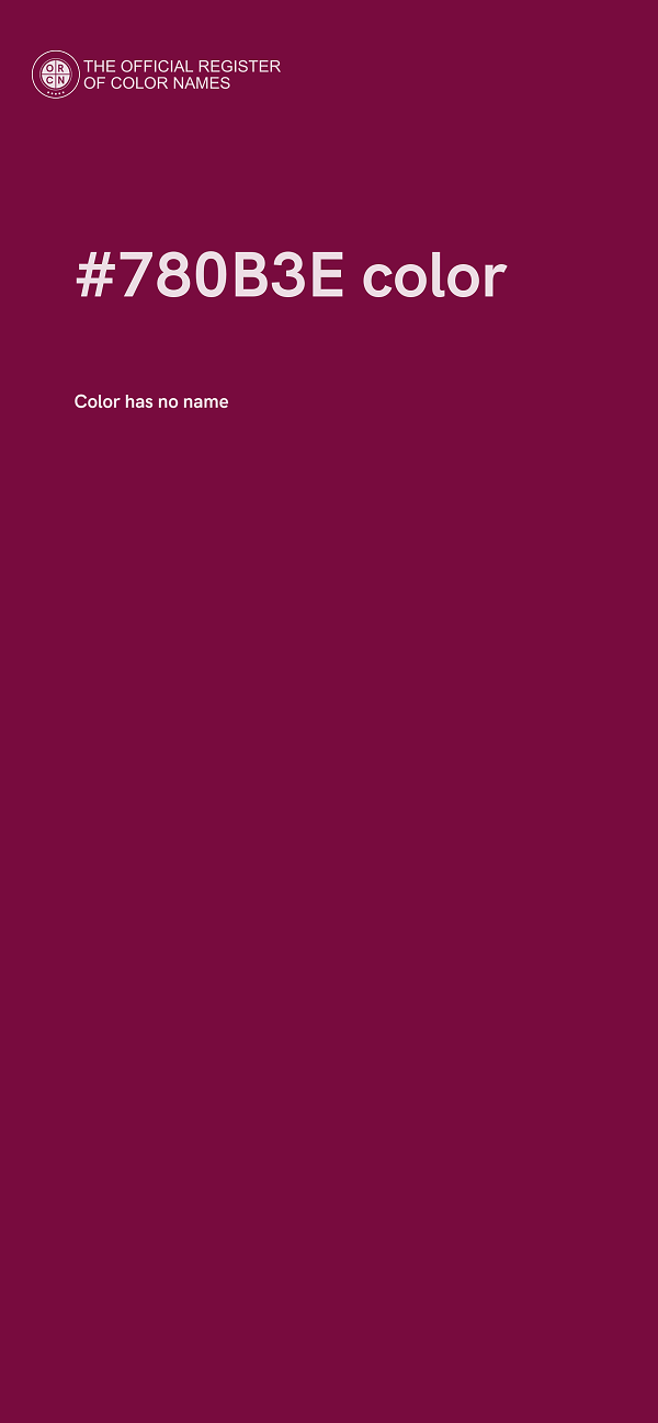 #780B3E color image