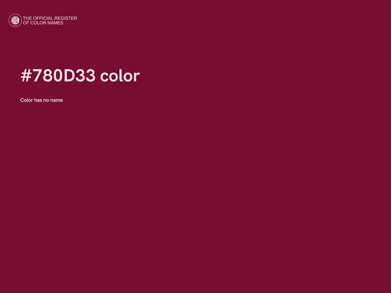 #780D33 color image