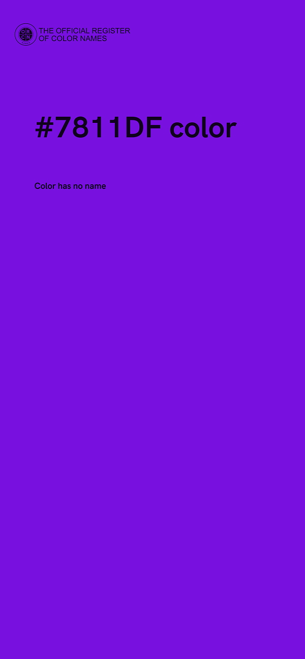 #7811DF color image