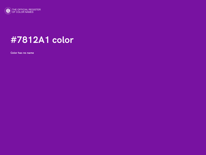 #7812A1 color image