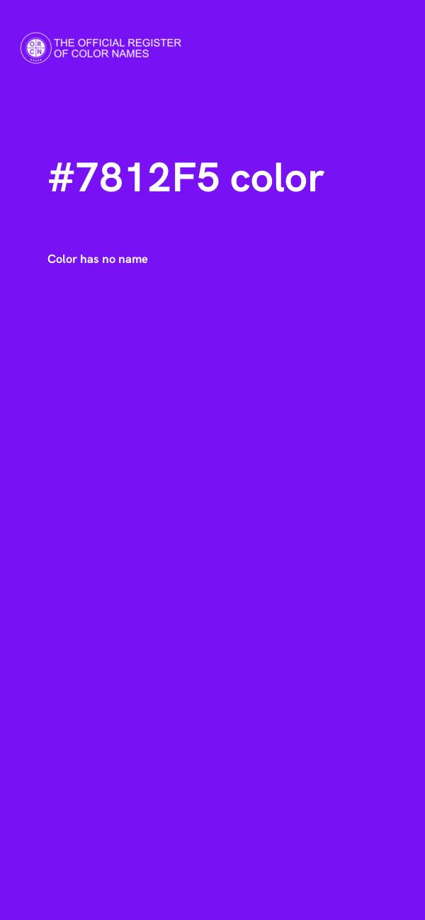 #7812F5 color image