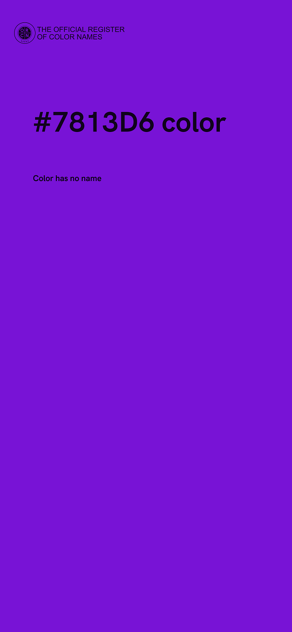 #7813D6 color image