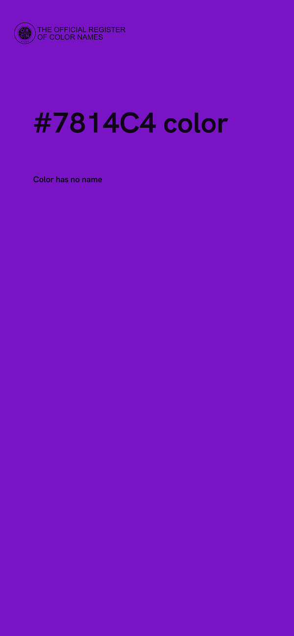 #7814C4 color image
