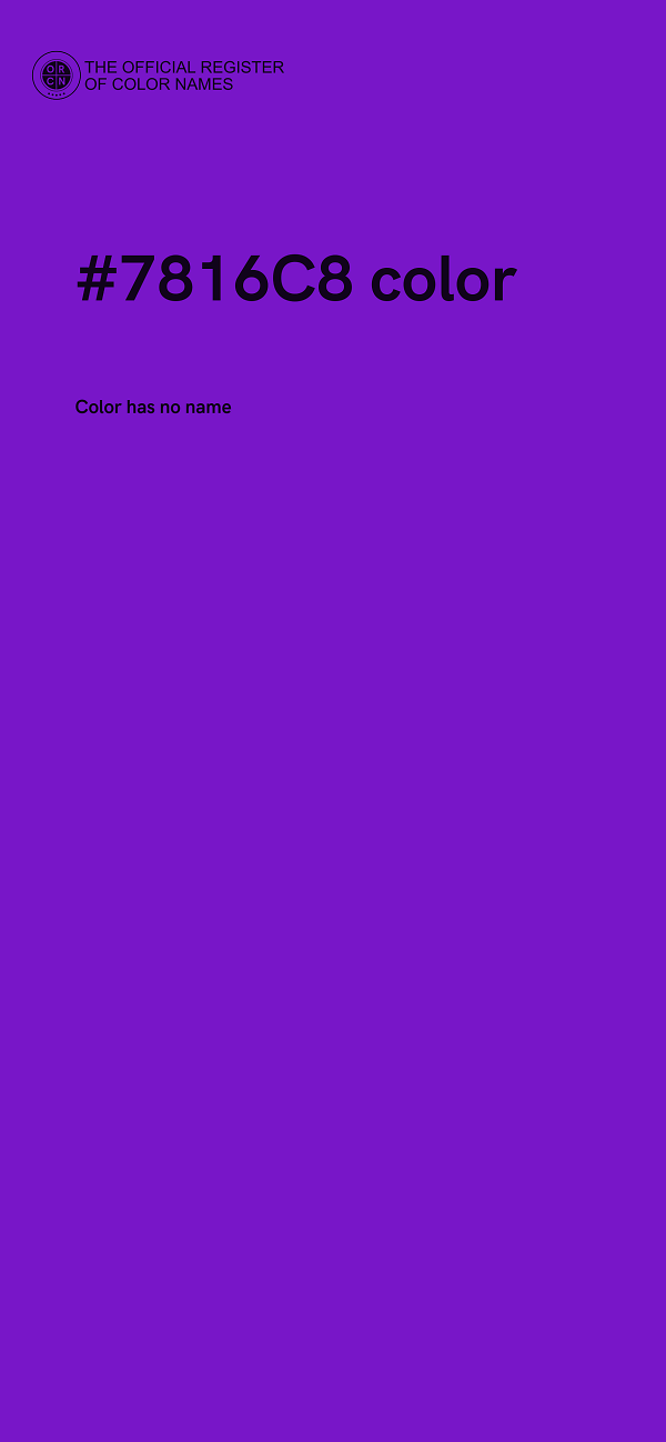 #7816C8 color image