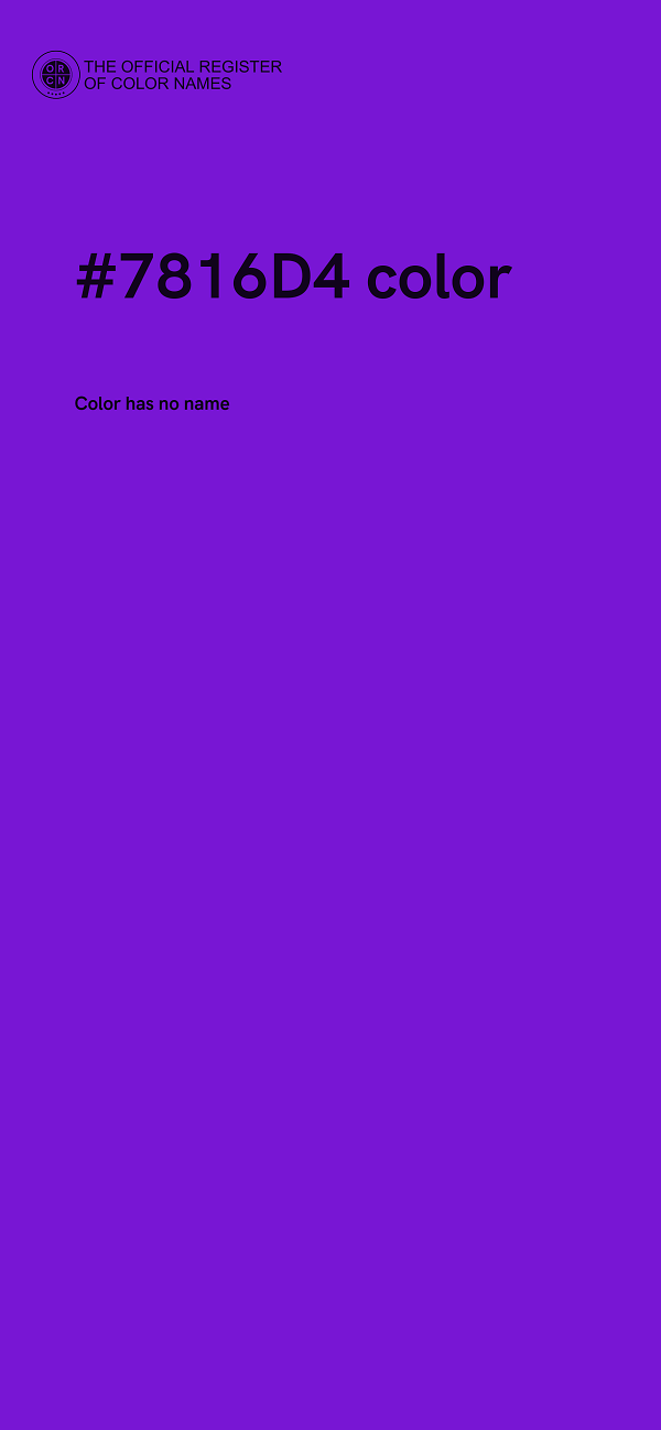#7816D4 color image
