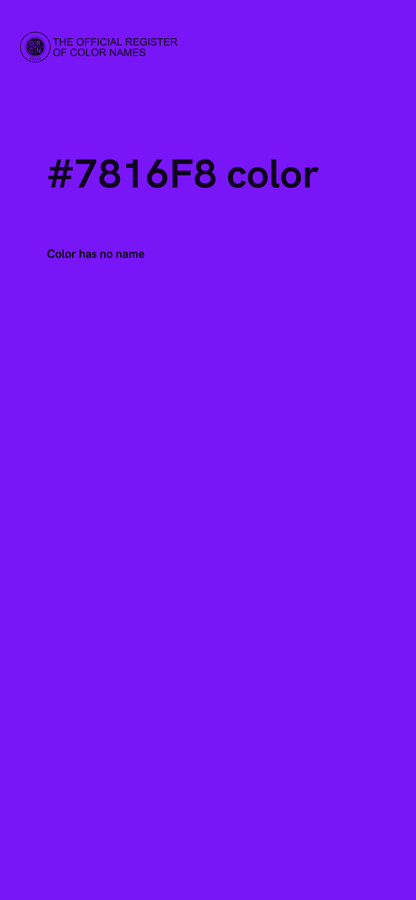 #7816F8 color image