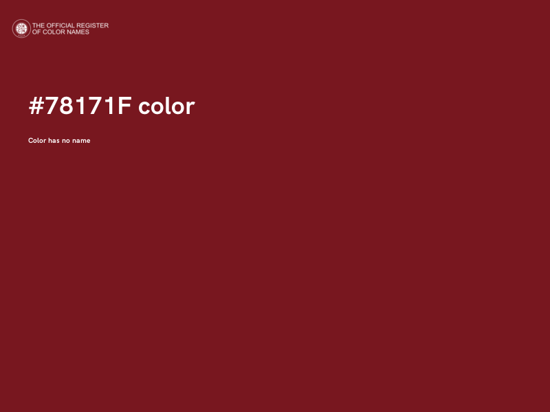 #78171F color image