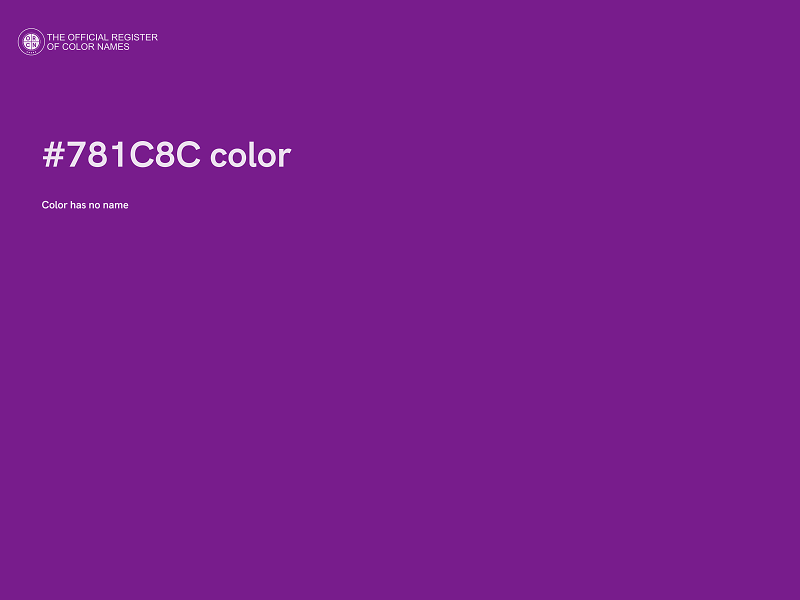#781C8C color image