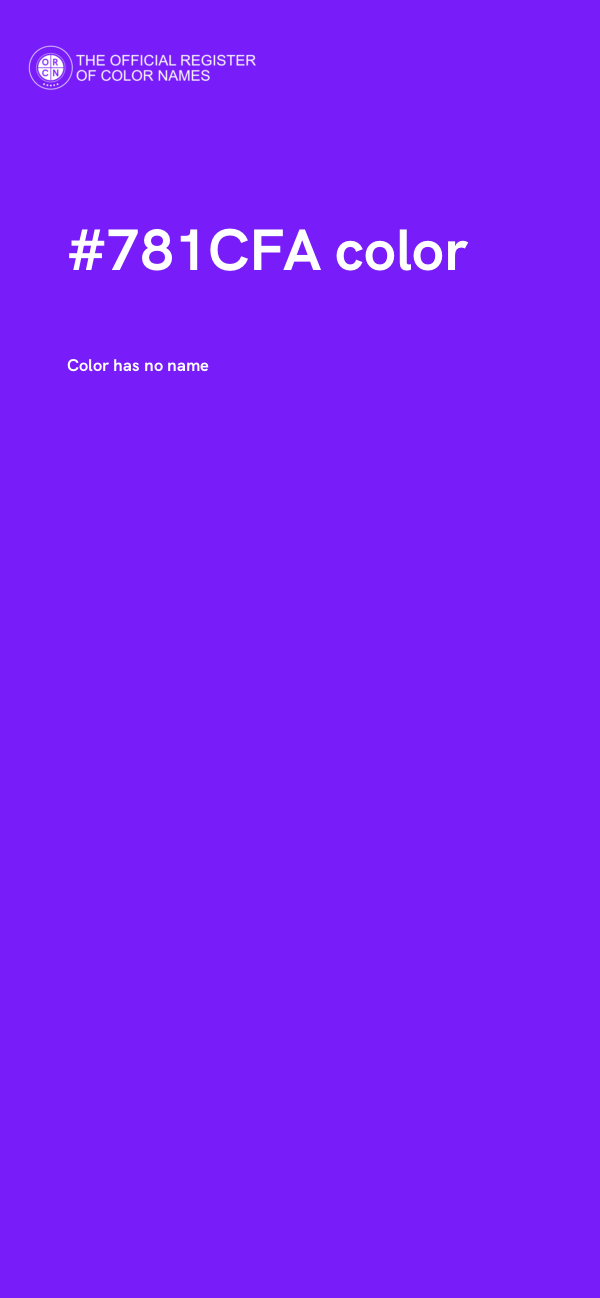 #781CFA color image