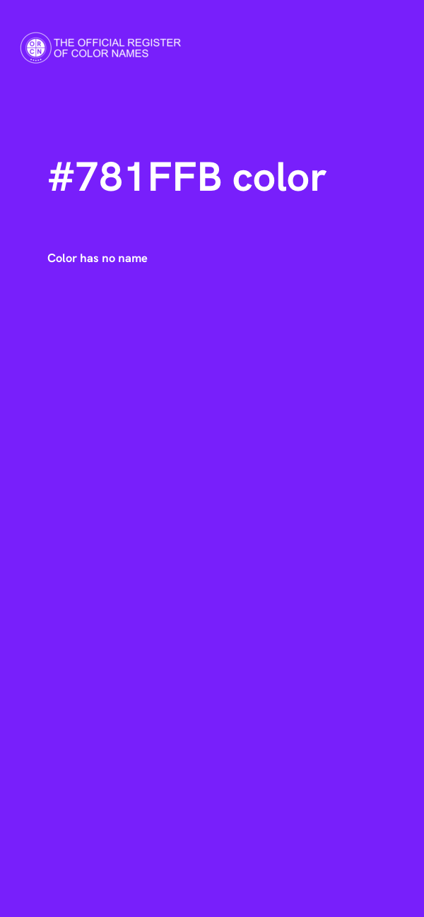 #781FFB color image