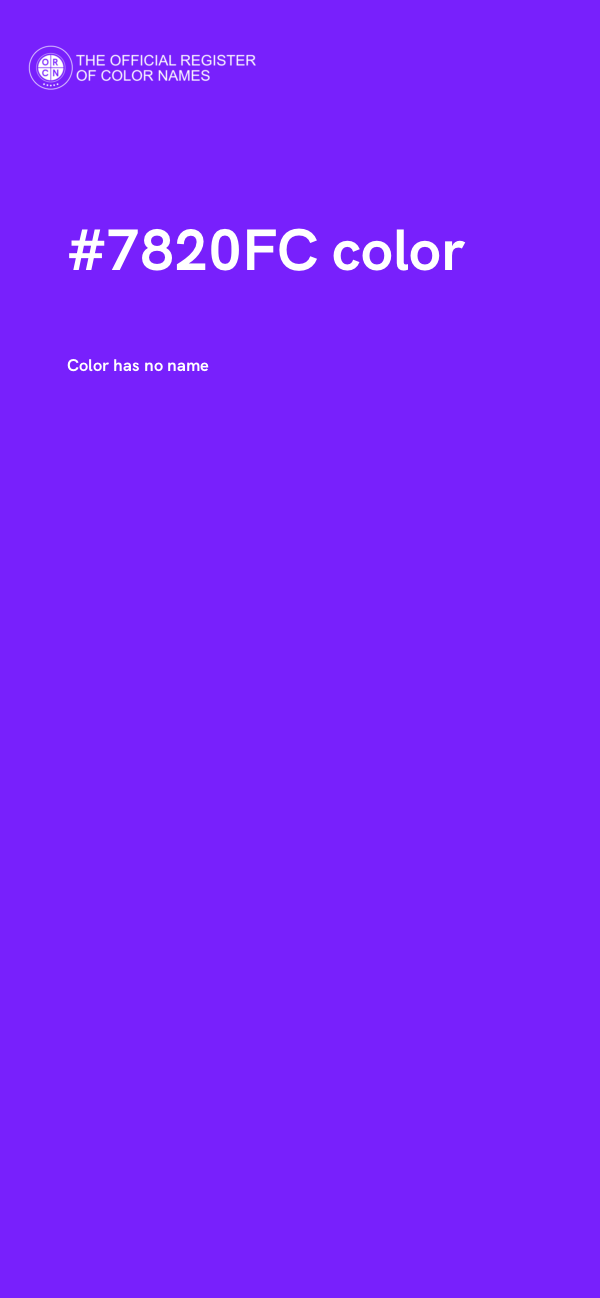 #7820FC color image