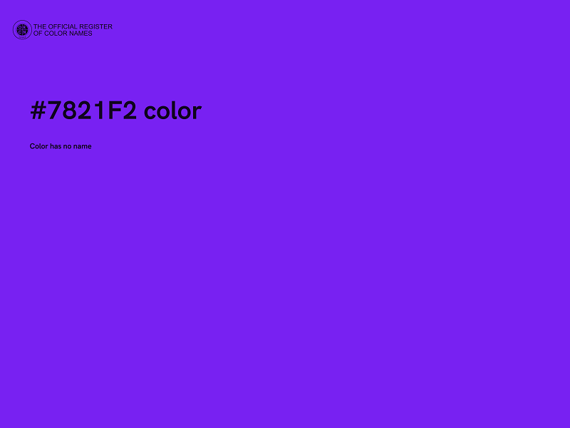 #7821F2 color image