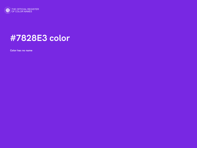 #7828E3 color image