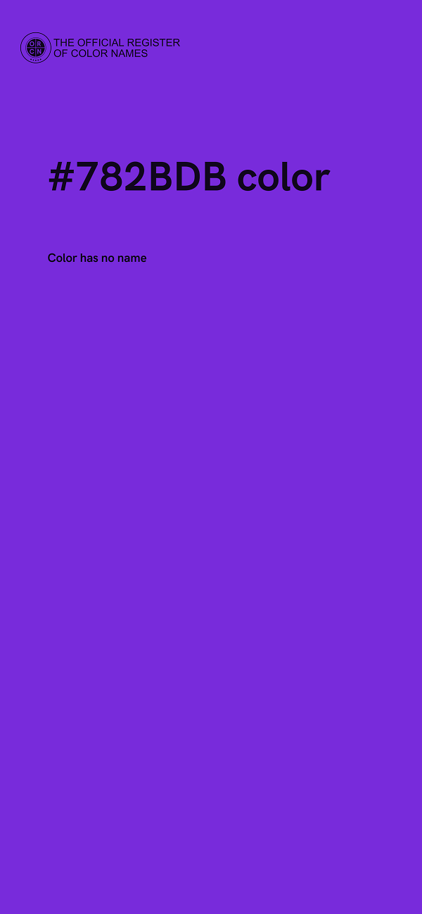 #782BDB color image
