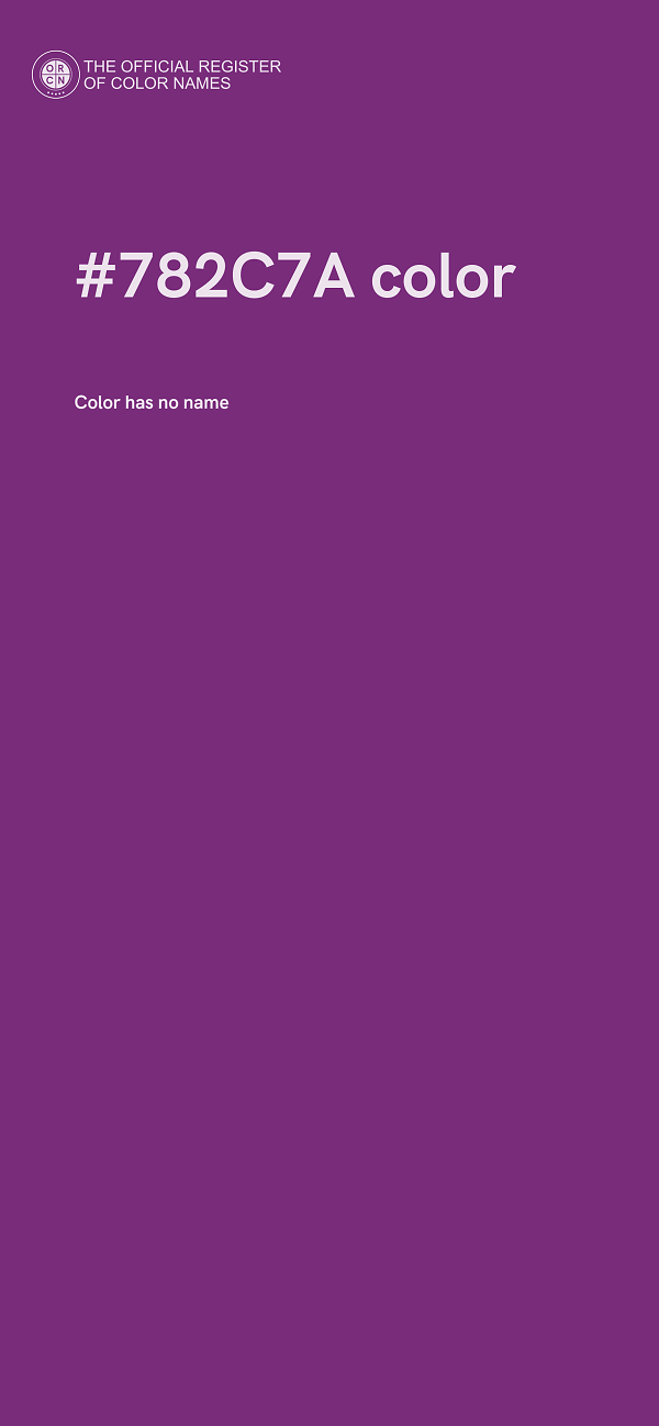 #782C7A color image