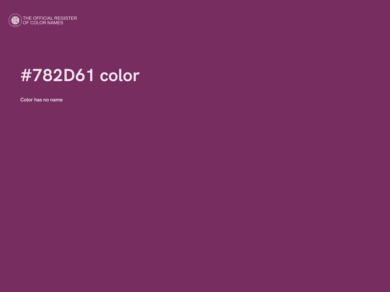 #782D61 color image