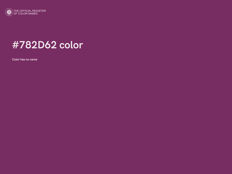 #782D62 color image