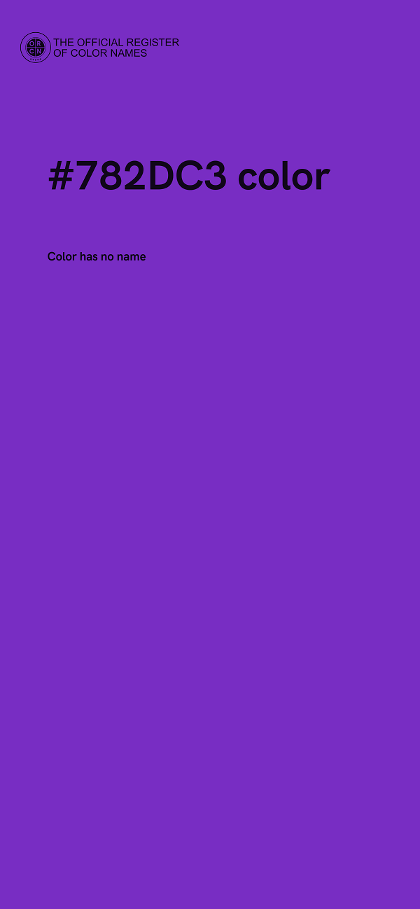 #782DC3 color image