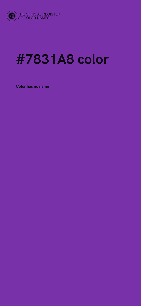 #7831A8 color image