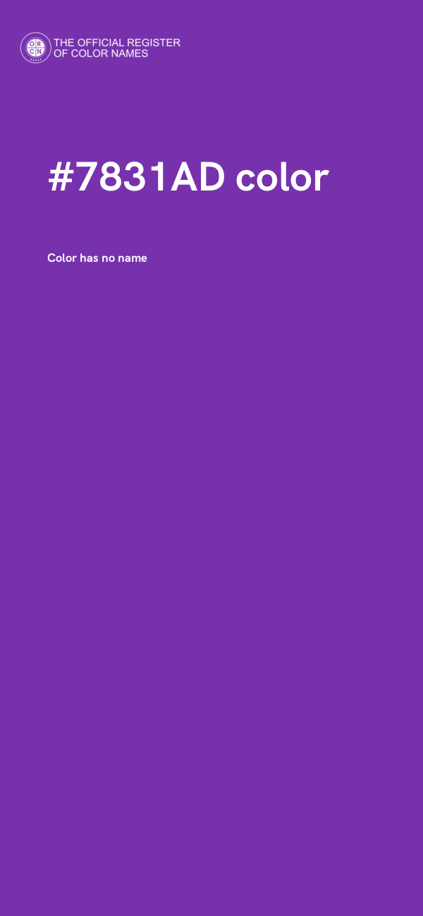 #7831AD color image