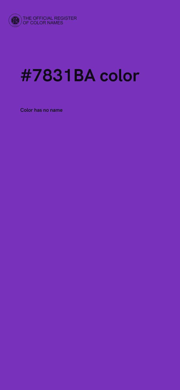 #7831BA color image