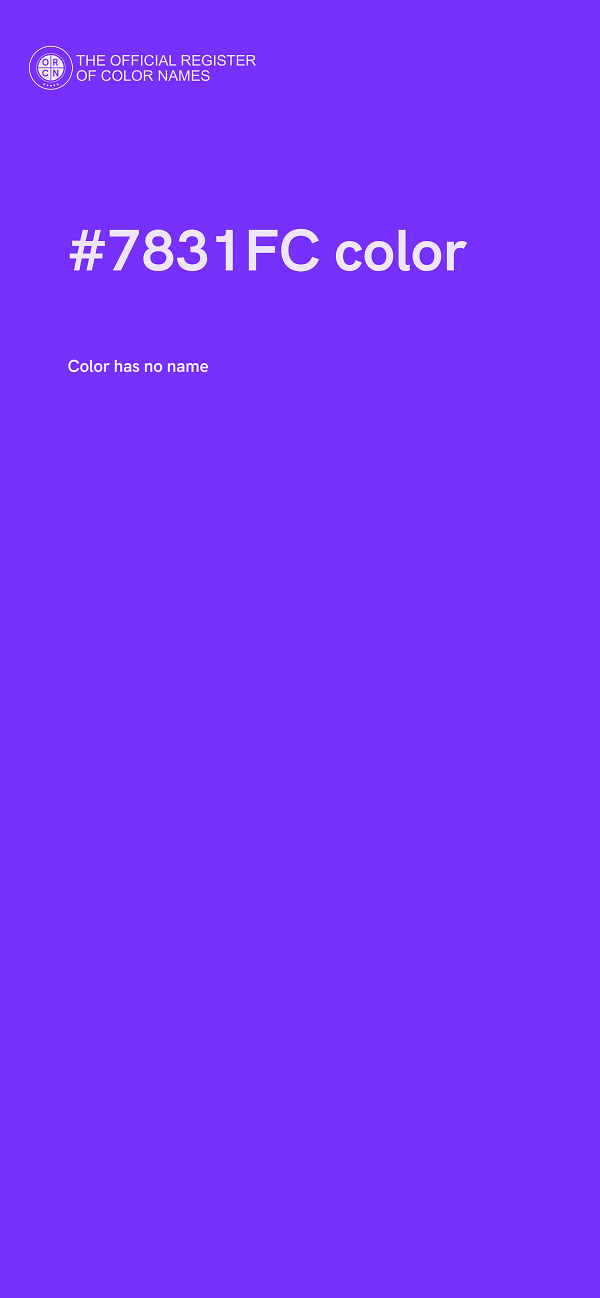 #7831FC color image