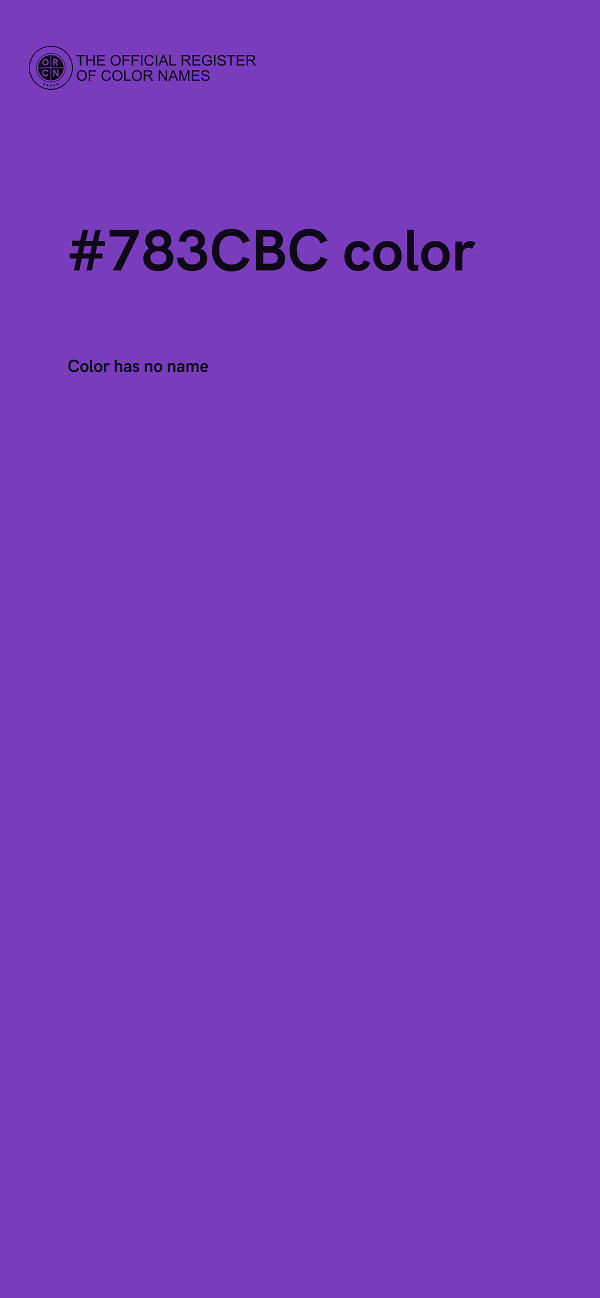 #783CBC color image