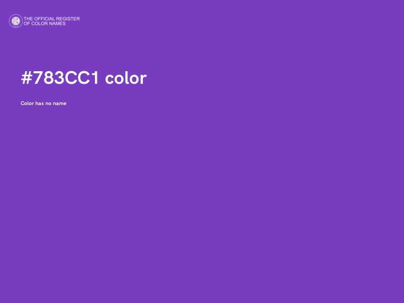#783CC1 color image