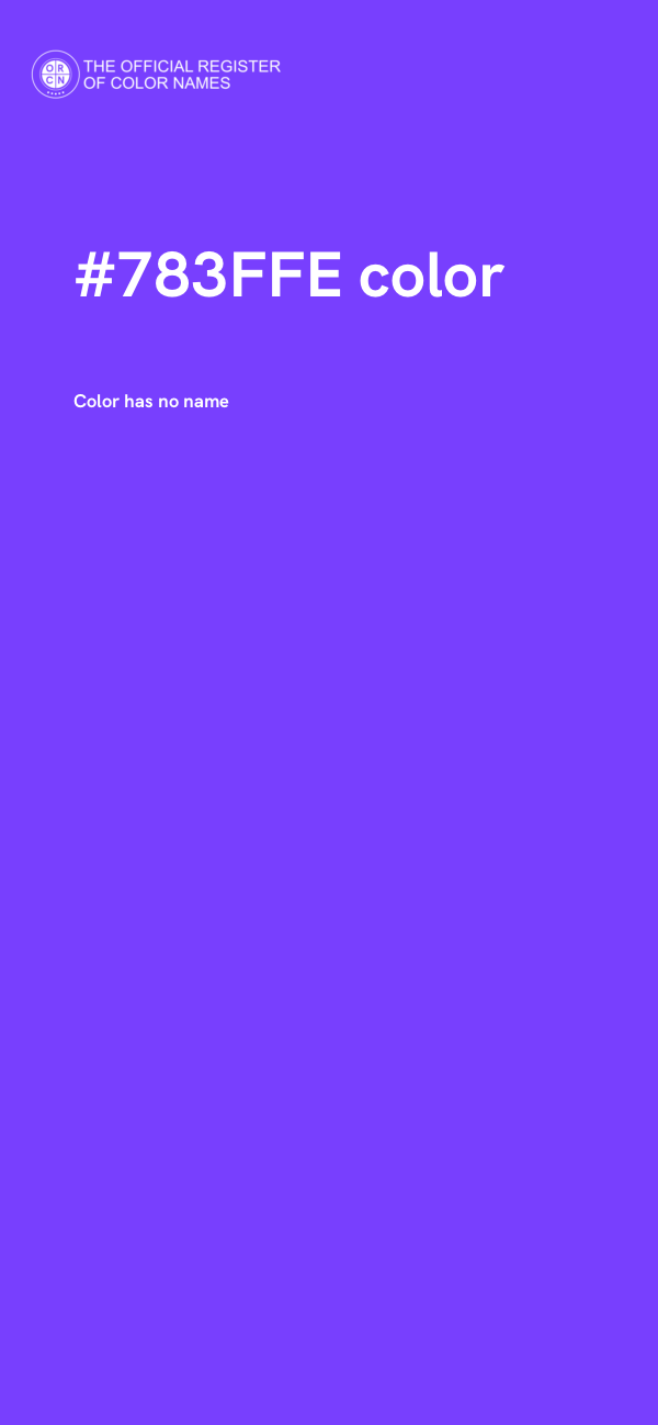#783FFE color image