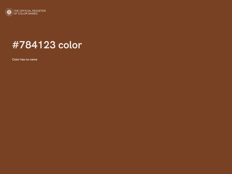 #784123 color image