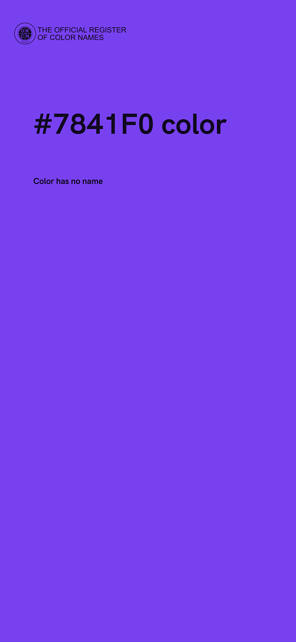 #7841F0 color image