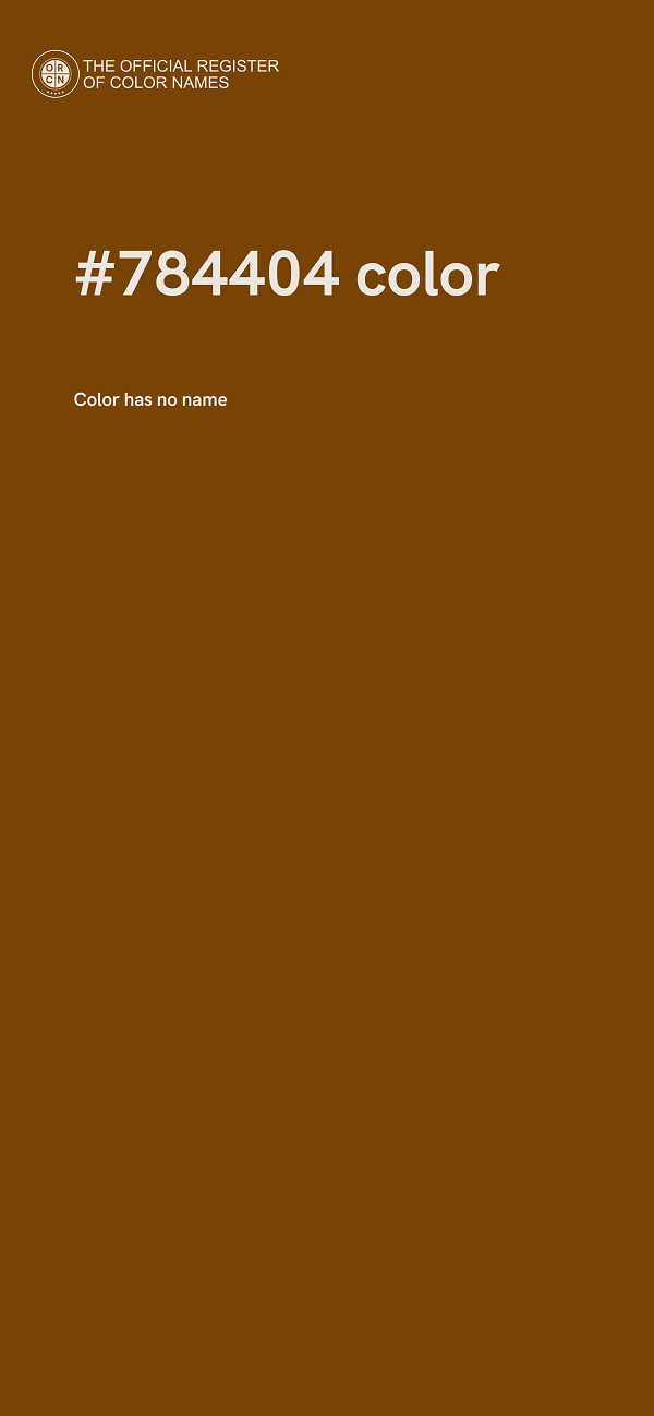 #784404 color image