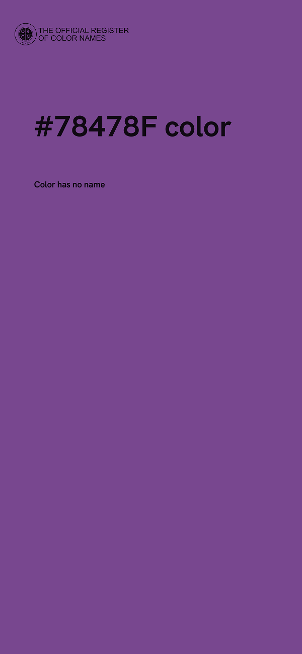 #78478F color image